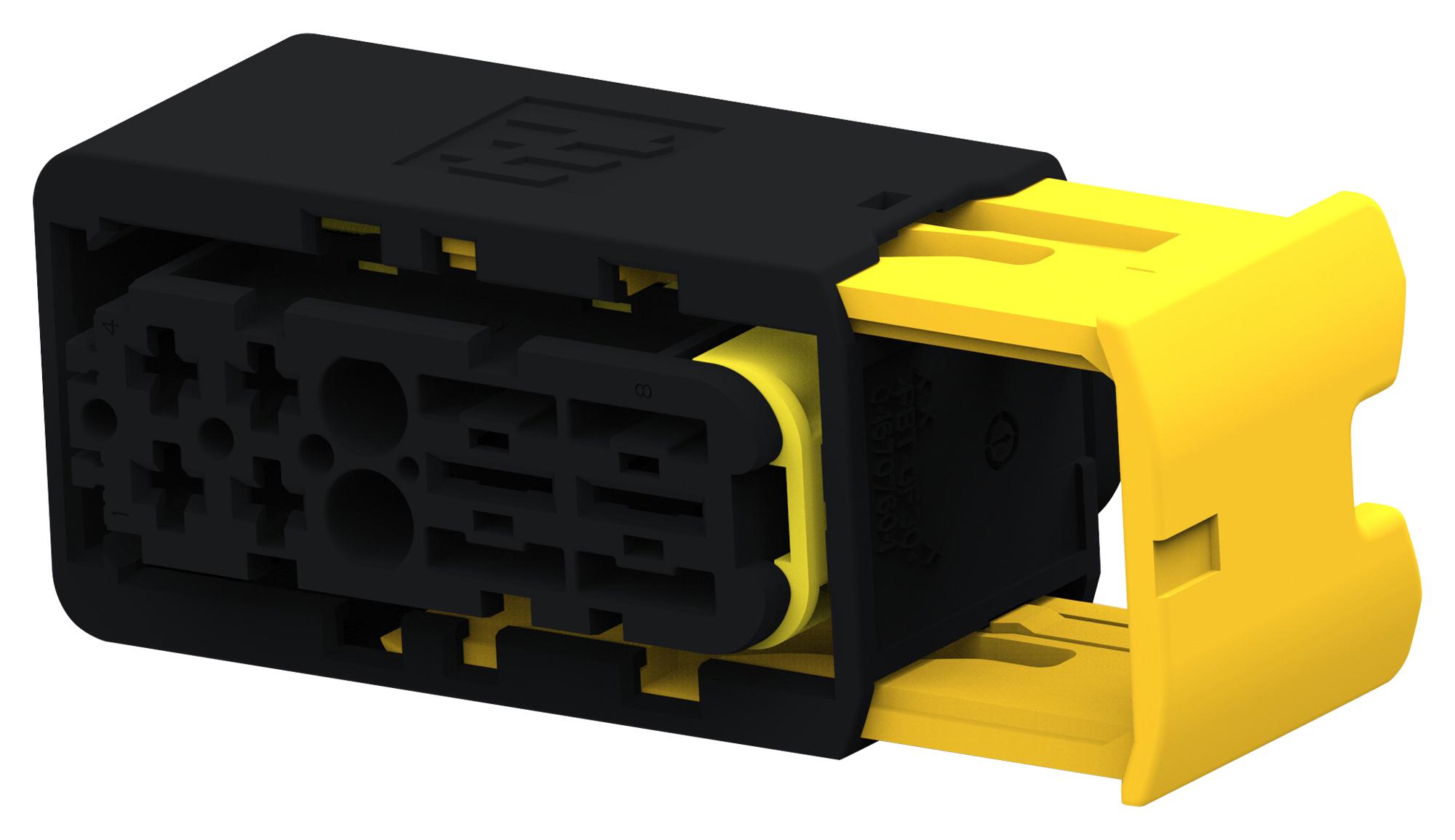 Te Connectivity 1-2299782-2 Automotive Housing, 6Pos, Rcpt, Pbt-Gf