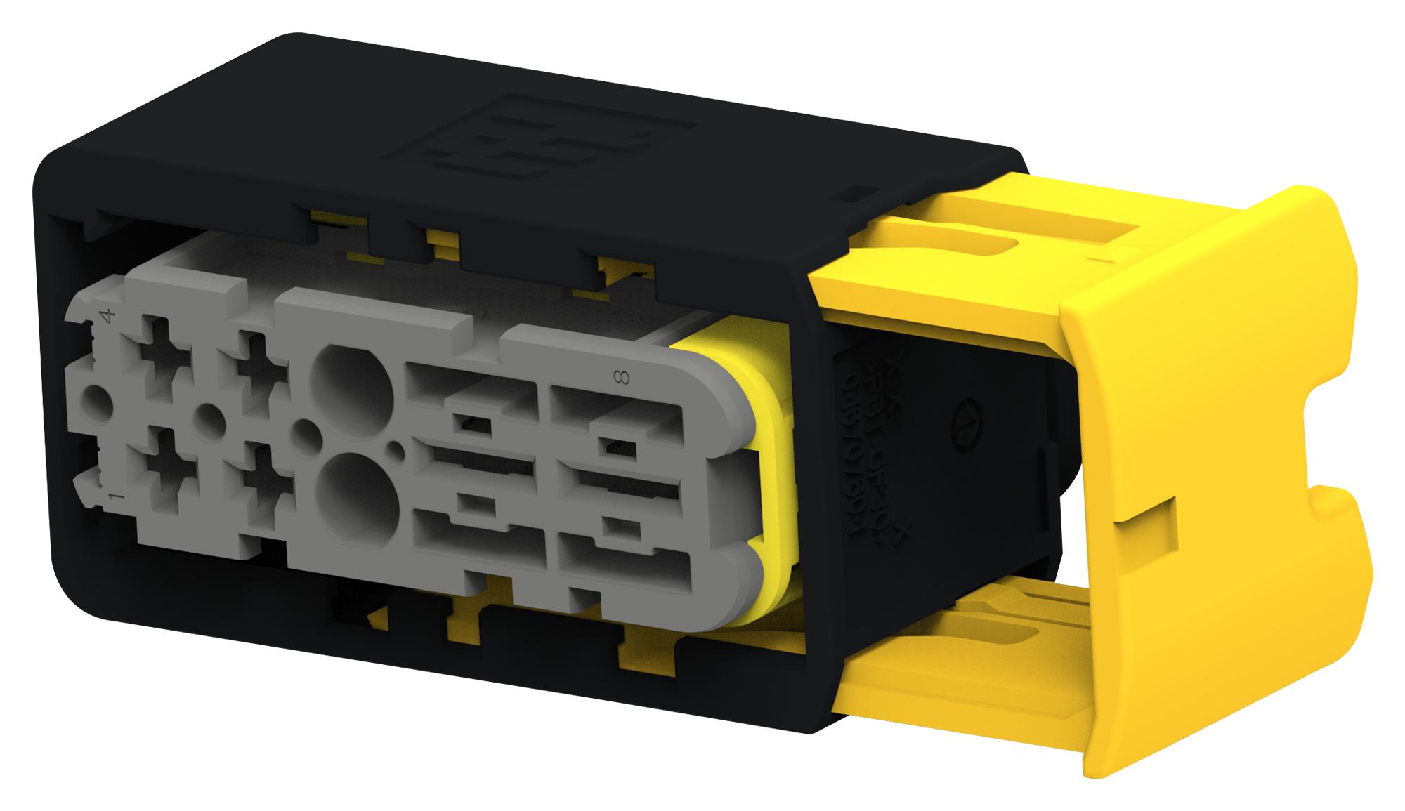 Te Connectivity 2-2299782-2 Automotive Housing, 6Pos, Rcpt, Pbt-Gf