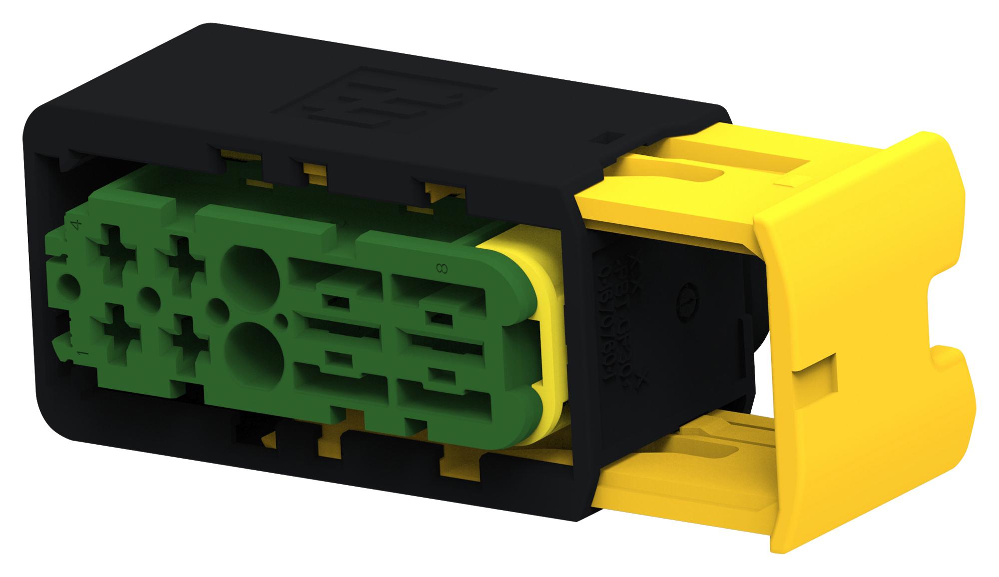 Te Connectivity 3-2299782-2 Automotive Housing, 6Pos, Rcpt, Pbt-Gf