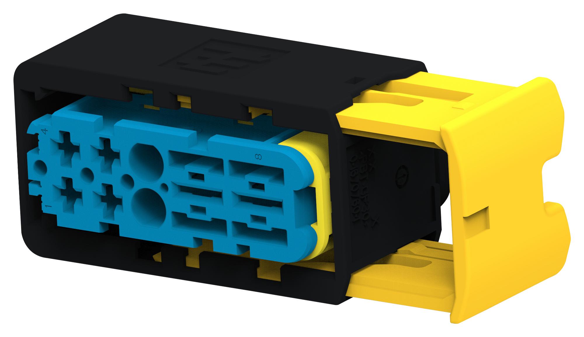 Te Connectivity 4-2299782-2 Automotive Housing, 6Pos, Rcpt, Pbt-Gf