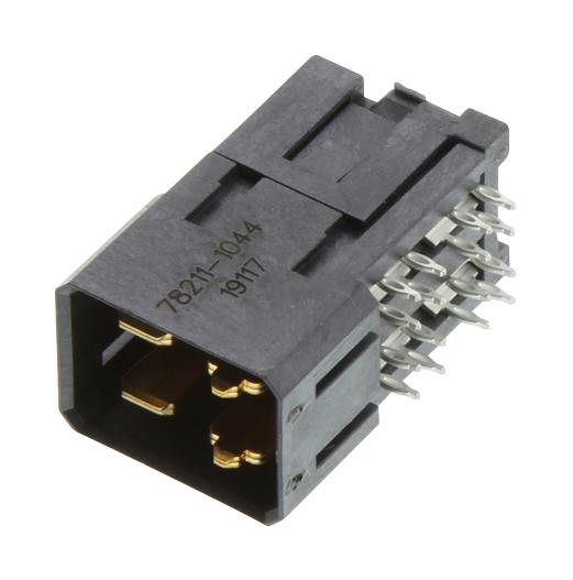 Molex 78211-1044 Connector, Backplane, Header, 4Pos, 5.2mm