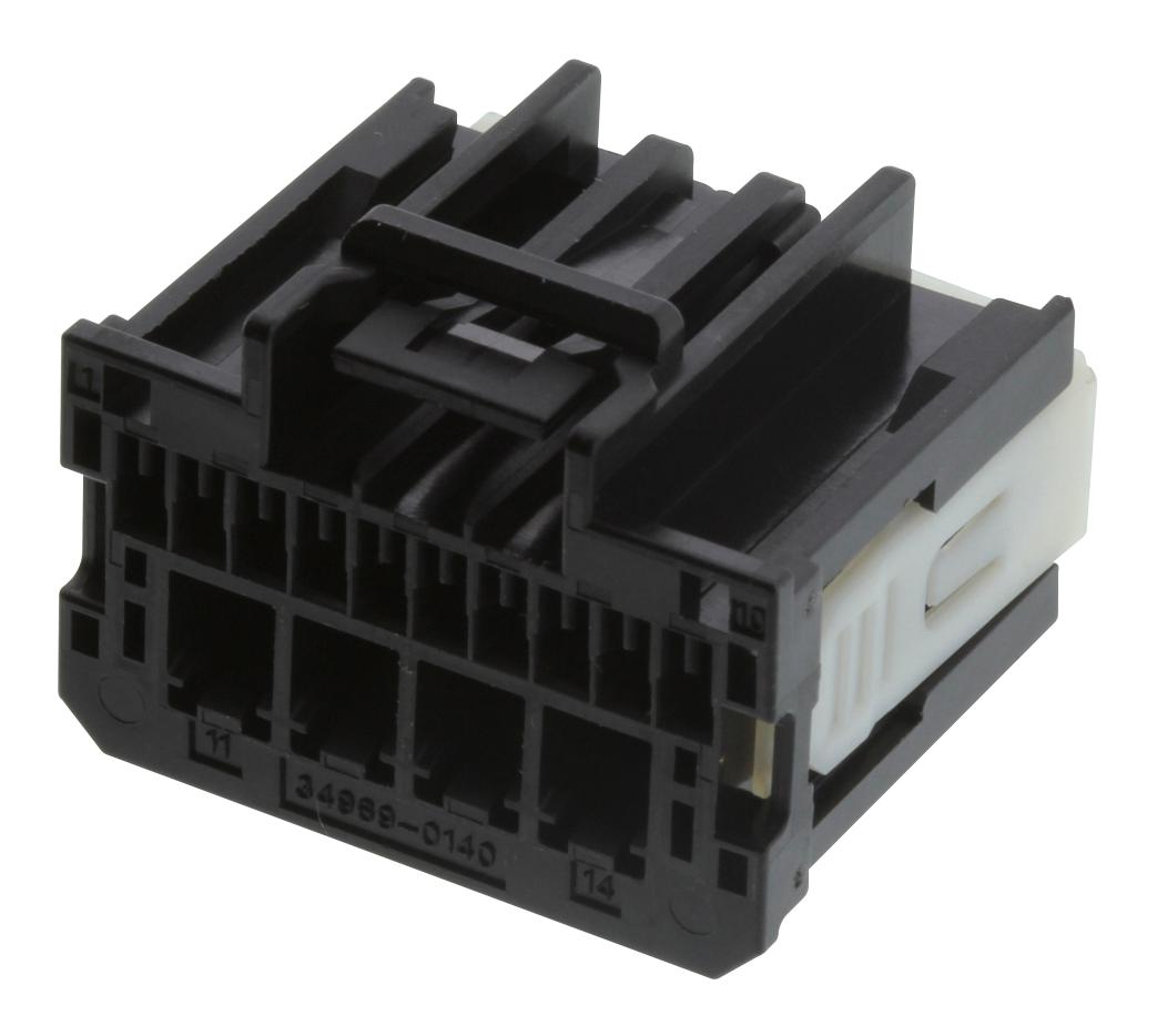 Molex 34969-0140 Automotive Connector Housing, Rcpt, 14Pos