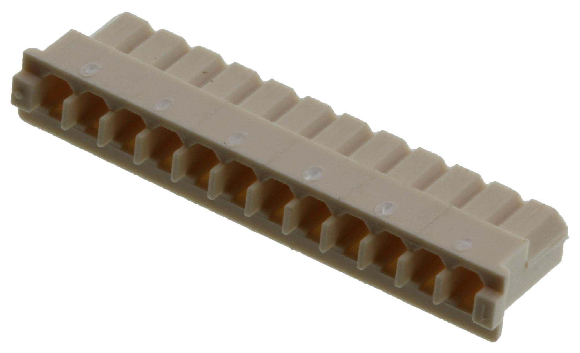 Molex 50-37-5123 Connector, Rcpt, 12Pos, 1Row, 2.5mm