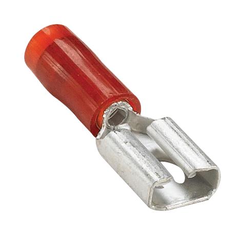 Molex/partner Stock 19019-0008 Female Quick DisConnectorect, 22-18Awg, Red