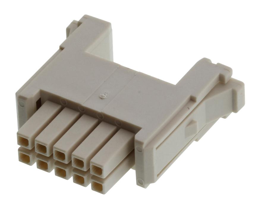 Molex/partner Stock 500813-1000 Connector Housing, Rcpt, 10Pos, 3mm