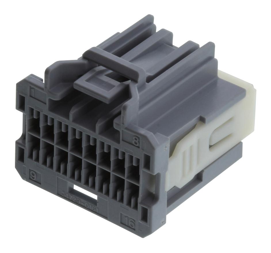 Molex 34729-0161 Automotive Housing, Rcpt, 16Pos, 10A