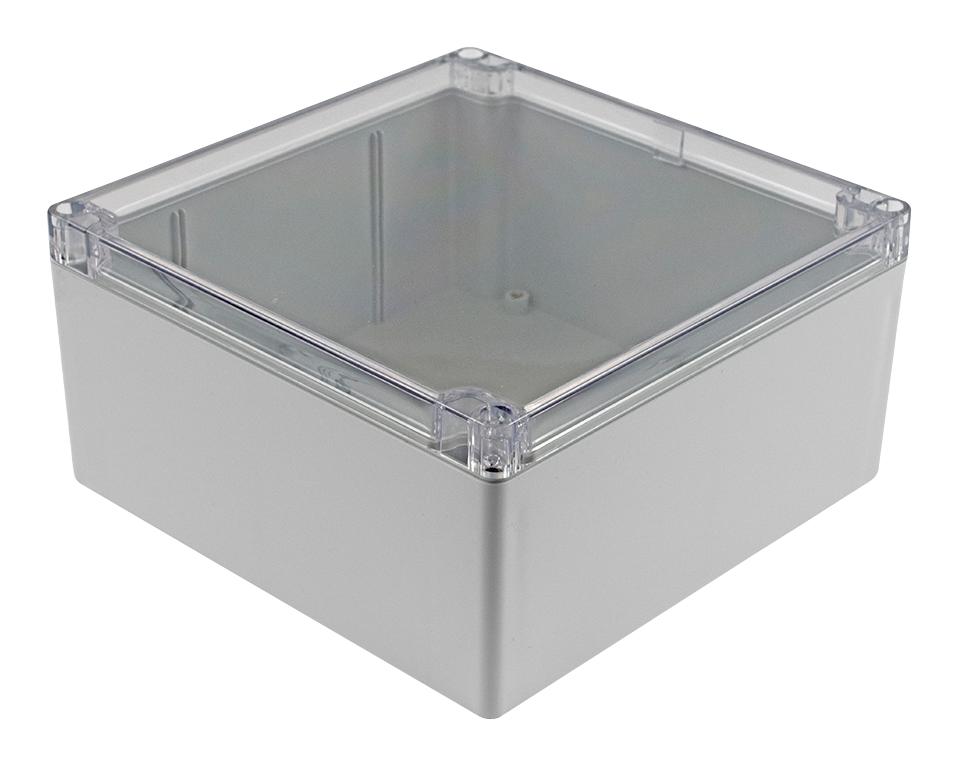 Hammond 1554Wa2Gycl Small Enclosure, Pc, Grey/clear