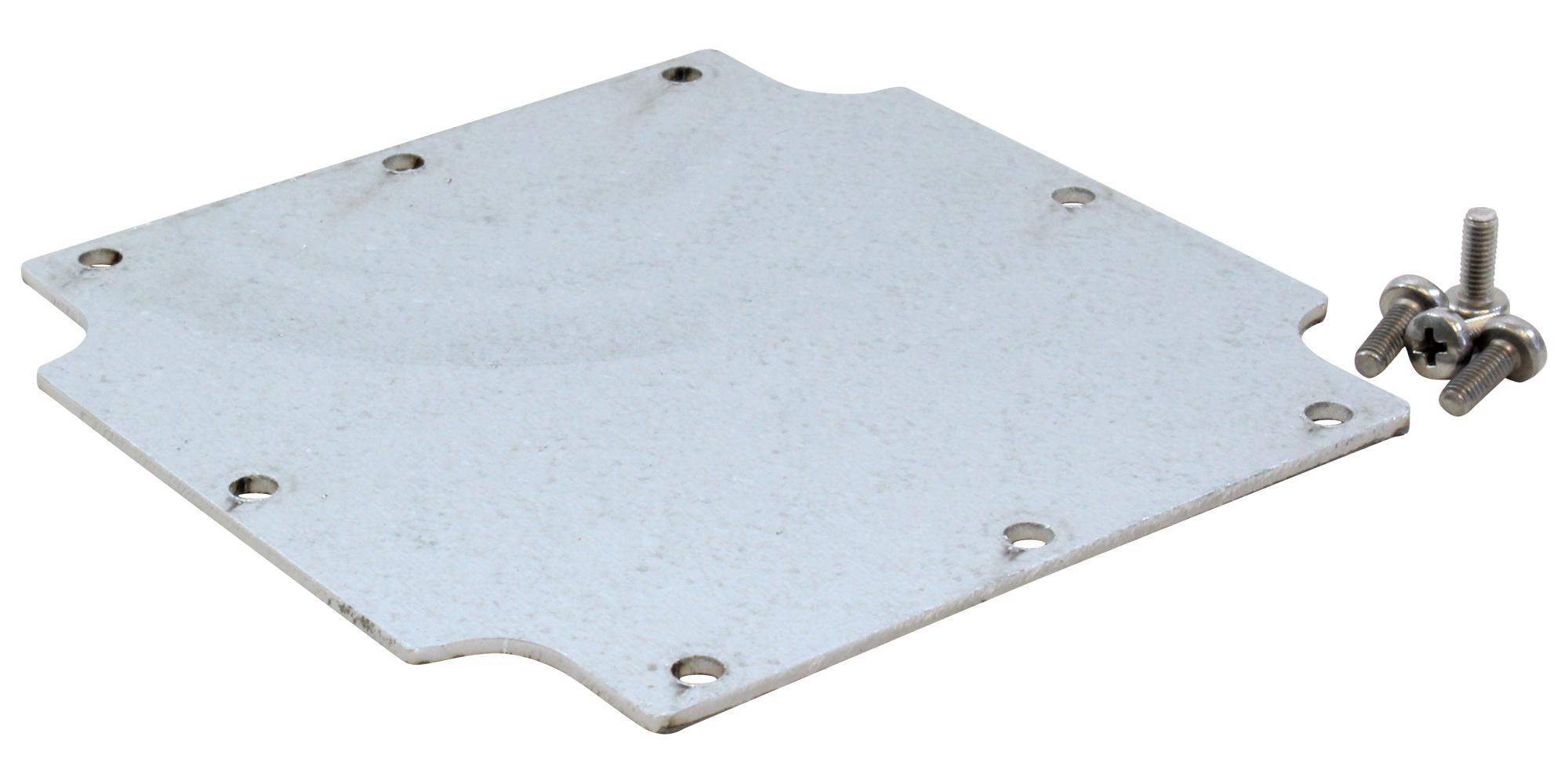 Hammond 1554Lpl Bottom Plate, Steel, Natural