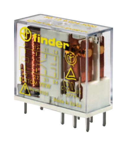 Finder Relays Relays 501290245000 Safety Relay, Dpdt, 24Vdc, 8A, Tht