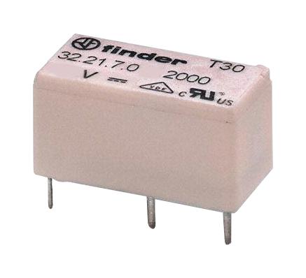 Finder Relays Relays 322170482300 Power Relay, Spst-No, 48Vdc, 6A, Tht