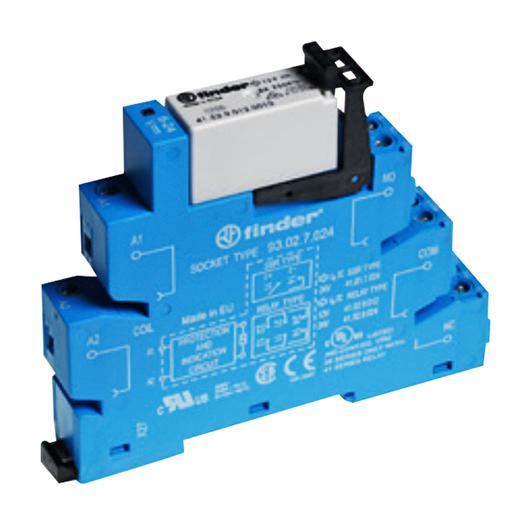 Finder Relays Relays 385202400060 Power Relay, Dpdt, 240V, 8A, Din Rail