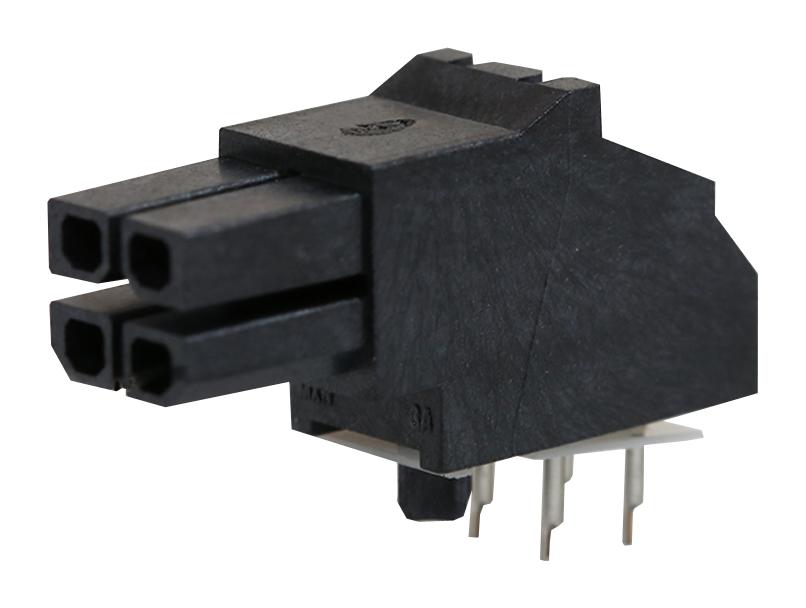 Molex 44764-0401 Wtb Connector, Rcpt, 4Pos, 2Row, 3mm