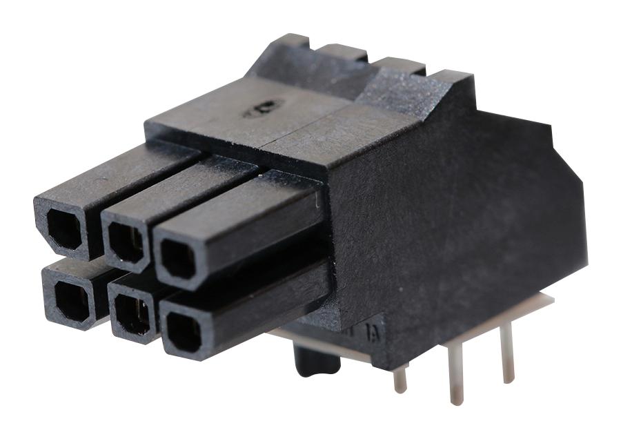 Molex 44764-0601 Connector, Rcpt, 6Pos, 2Row, 3mm