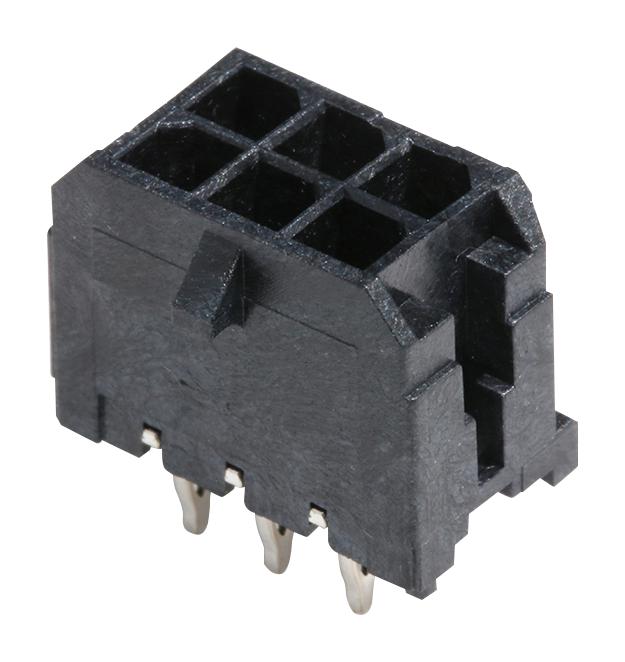 Molex 44914-0601 Wtb Connector, Header, 6Pos, 2Row, 3mm