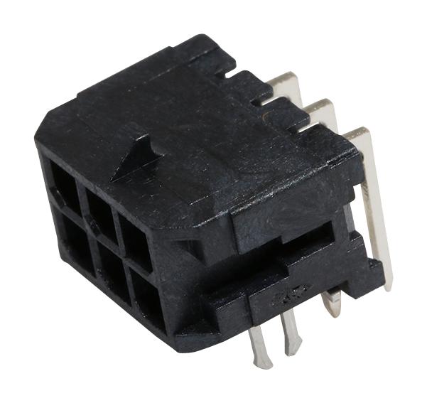 Molex 43045-0623 Wtb Connector, Header, 6Pos, 2Row, 3mm