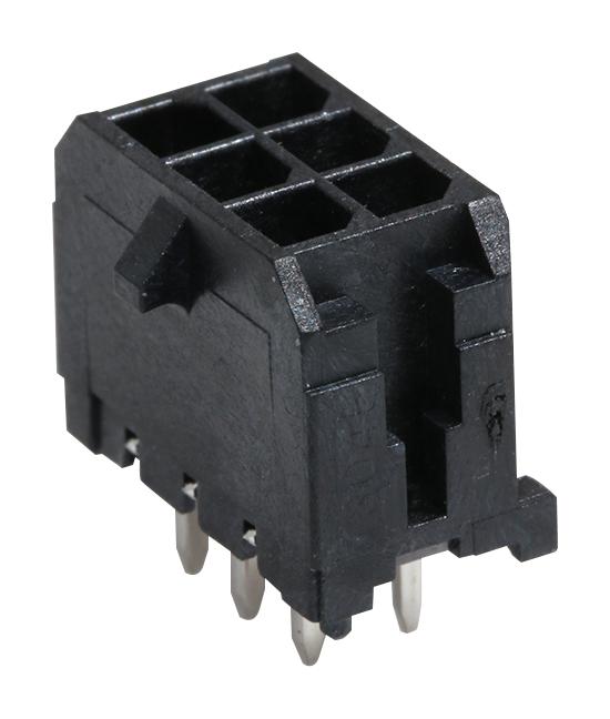 Molex 43045-0629 Wtb Connector, Header, 6Pos, 2Row, 3mm