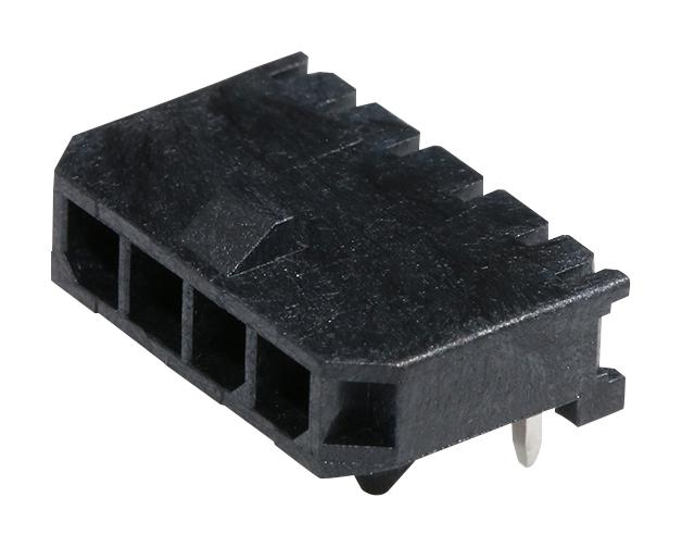 Molex 43650-0402 Wtb Connector, Header, 4Pos, 1Row, 3mm