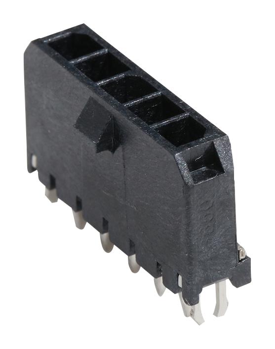 Molex 43650-0519 Wtb Connector, Header, 5Pos, 1Row, 3mm