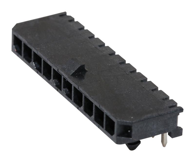 Molex 43650-1001 Wtb Connector, Header, 10Pos, 1Row, 3mm