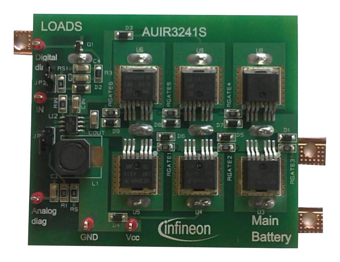 Infineon Auir3241Sdemoboardtobo1 Demo Board, High Side Mosfet Driver