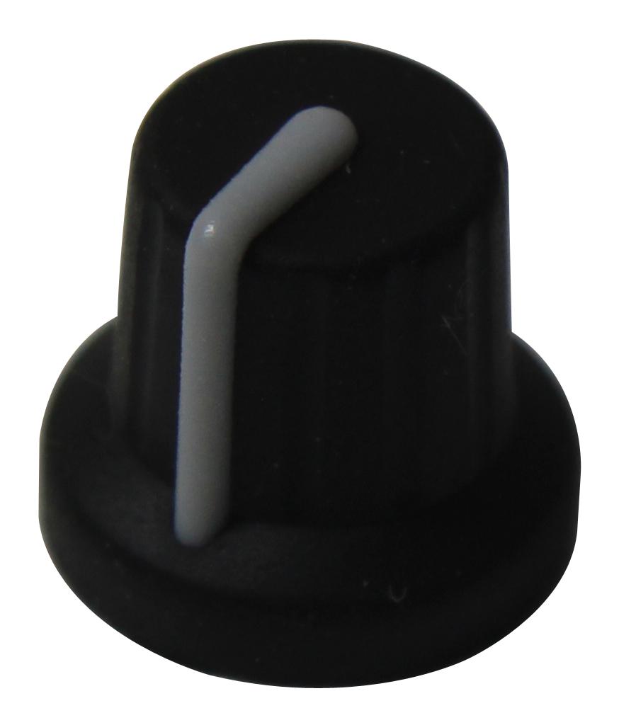 Multicomp Pro Mp72606S Soft Touch Knob, Black/grey, 16mm