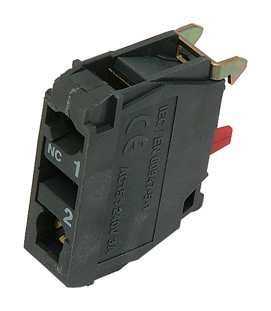 Schneider Electric Zbe102 Contact Block, 1Nc, Screw