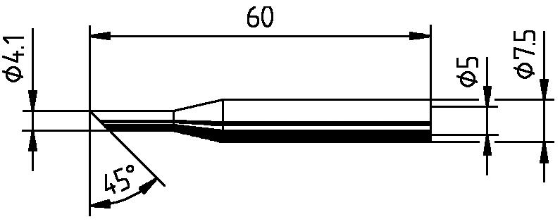 Ersa 172Ld/sb Tip, Multitip, 4.1mm