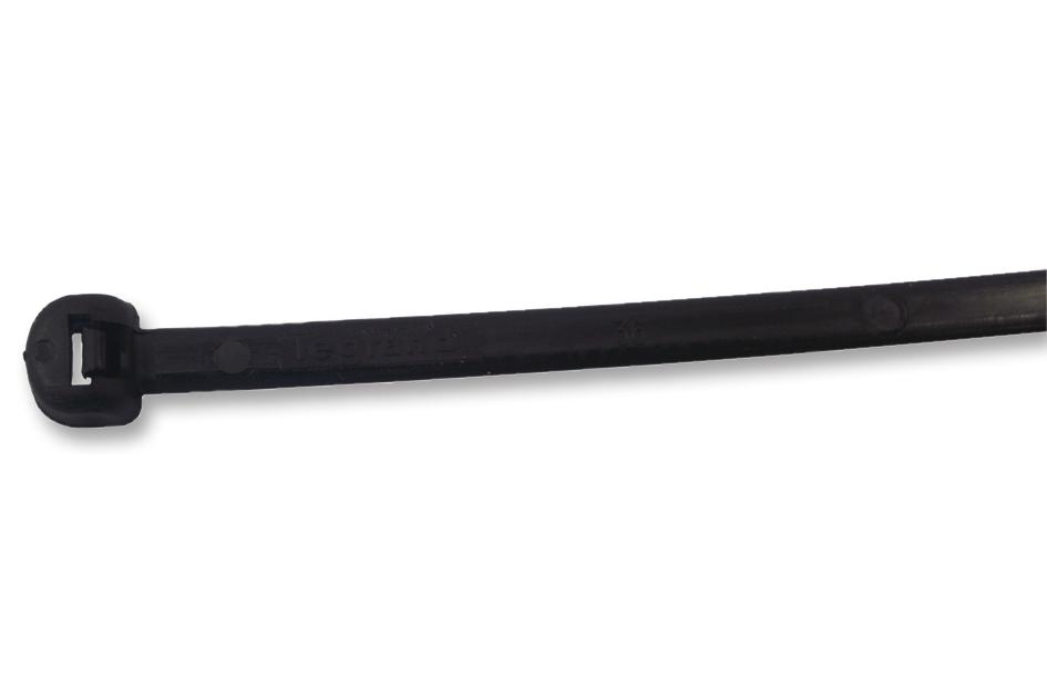 Legrand 32022 Cable Tie, Black, 180mm, Pk100