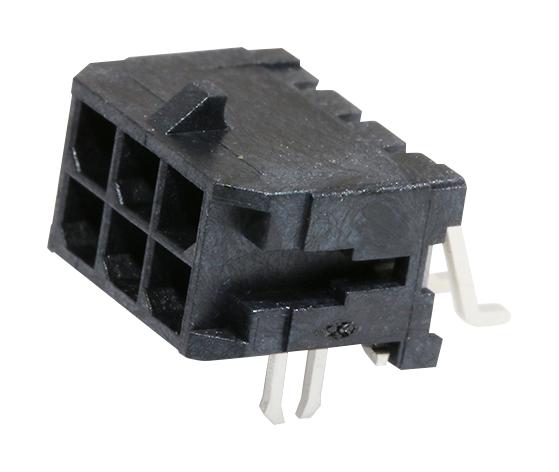 Molex/partner Stock 43045-0608 Connector, Header, 6Pos, 2Row, 3mm