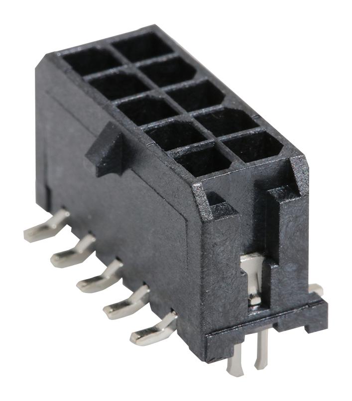 Molex 43045-1016 Wtb Connector, Header, 10Pos, 2Row, 3mm