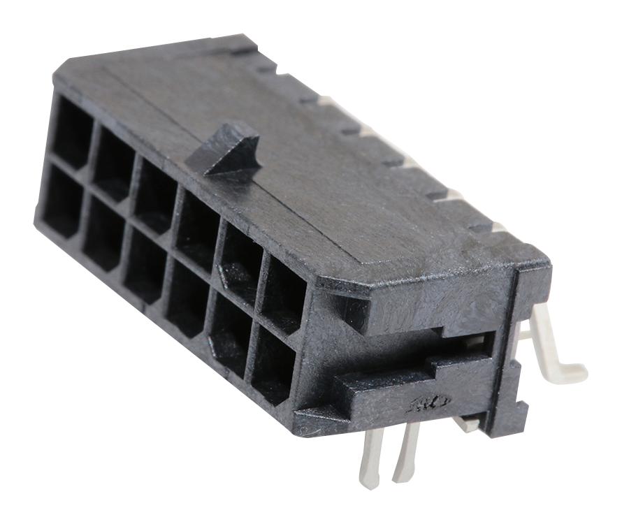 Molex 43045-1207 Wtb Connector, Header, 12Pos, 2Row, 3mm