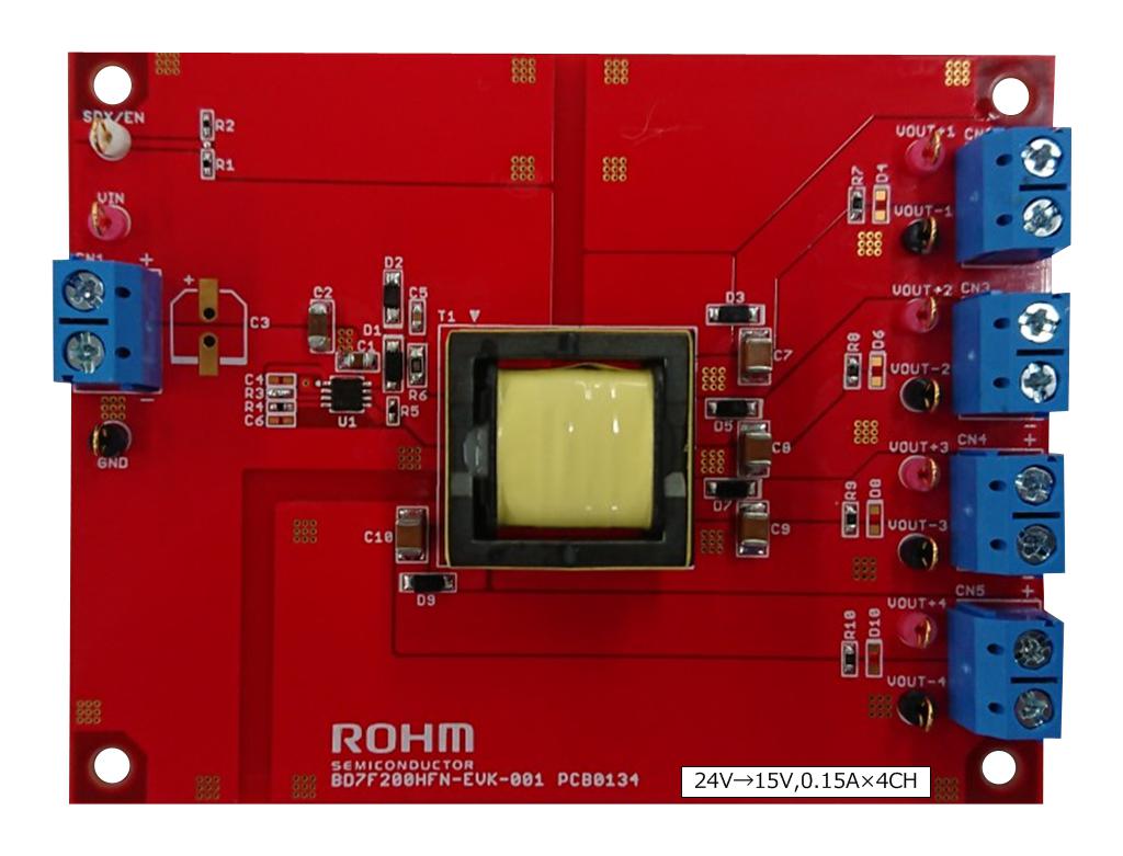 Rohm Bd7F200Hfn-Evk-001 Eval Board, Isolated Flyback Converter