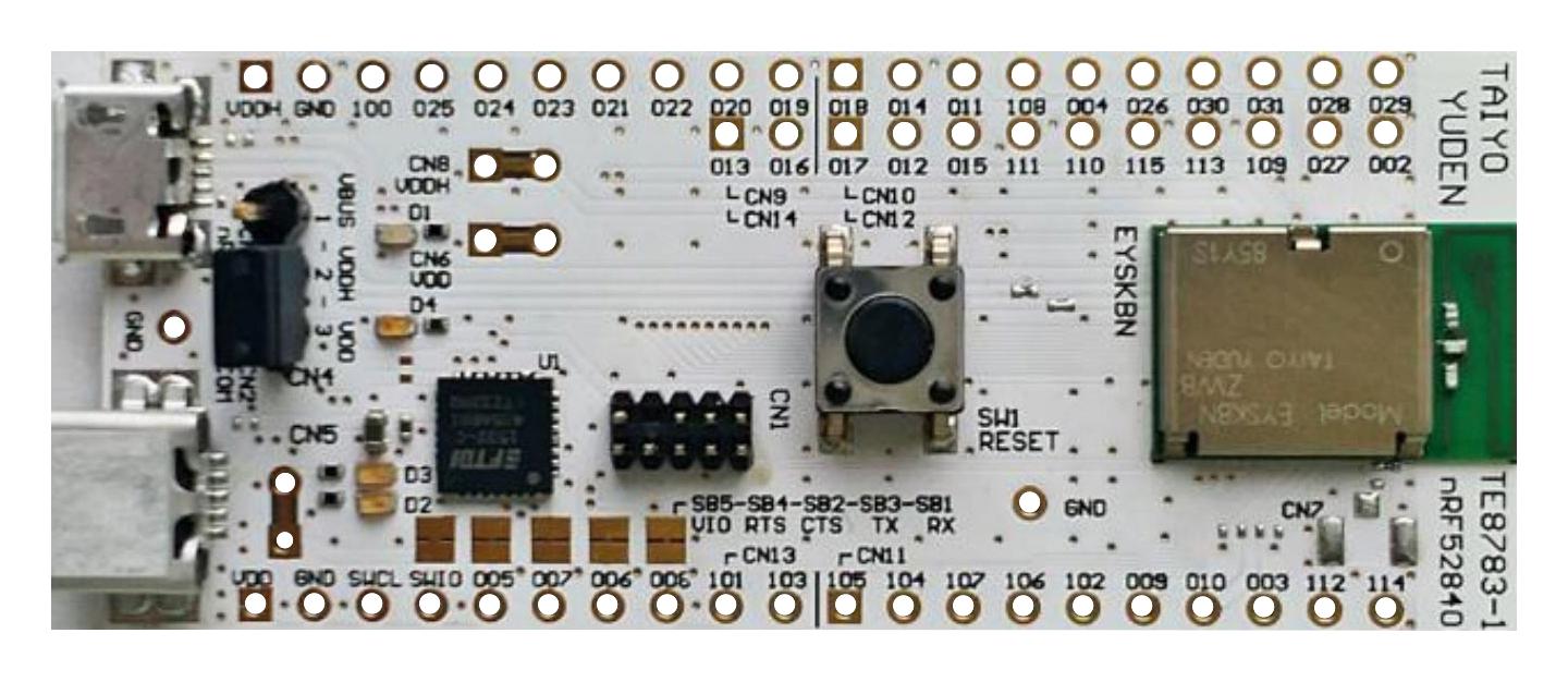 TAIYO YUDEN Ebskbnzwb Eval Board, Bluetooth Low Energy