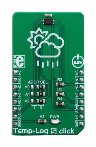 MikroElektronika Mikroe-3442 Temp-Log 5 Click Board