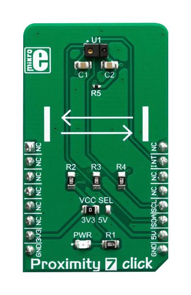 MikroElektronika Mikroe-3330 Proximity 7 Click Board