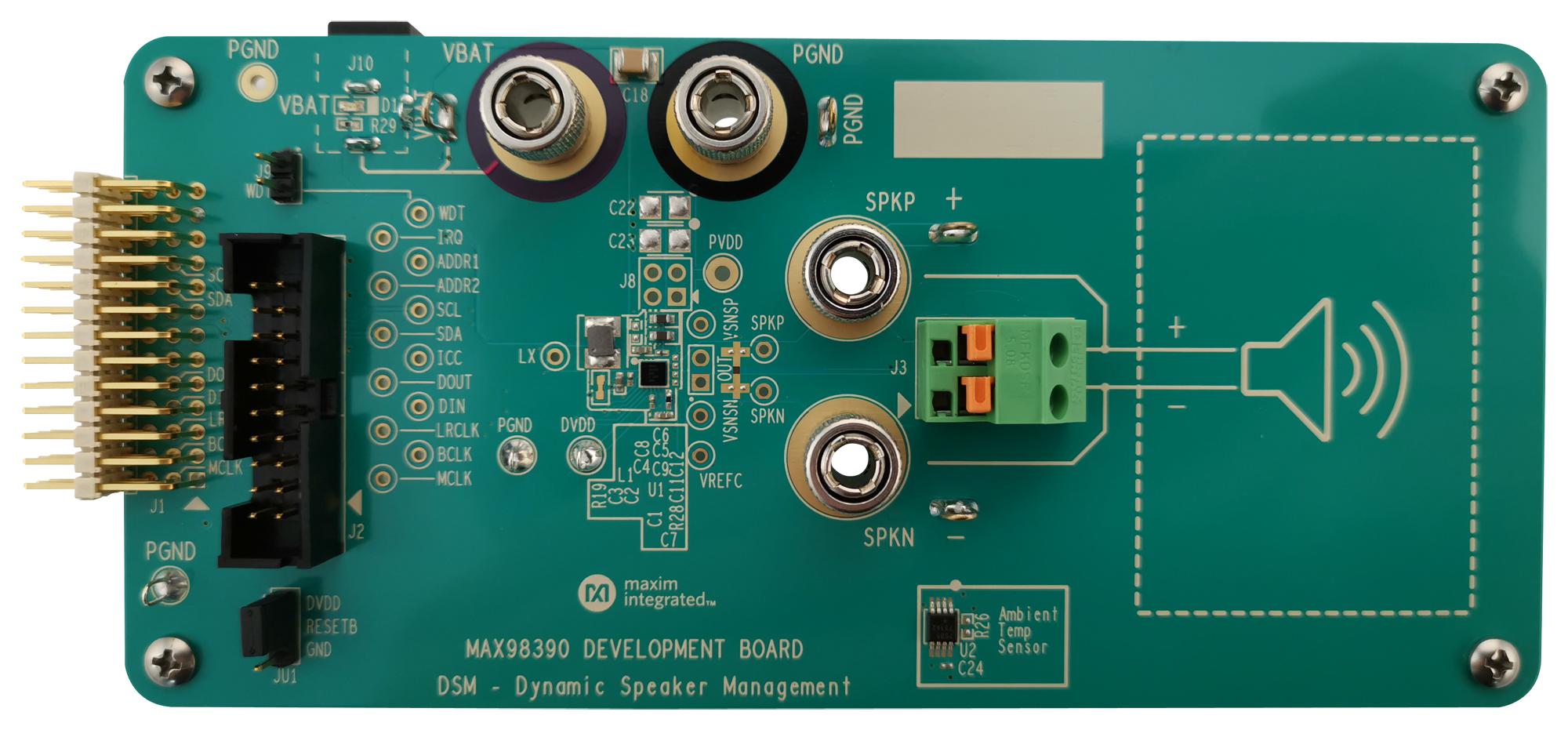 Analog Devices Max98390Evsys# Eval Board, Class D Audio Power Amp