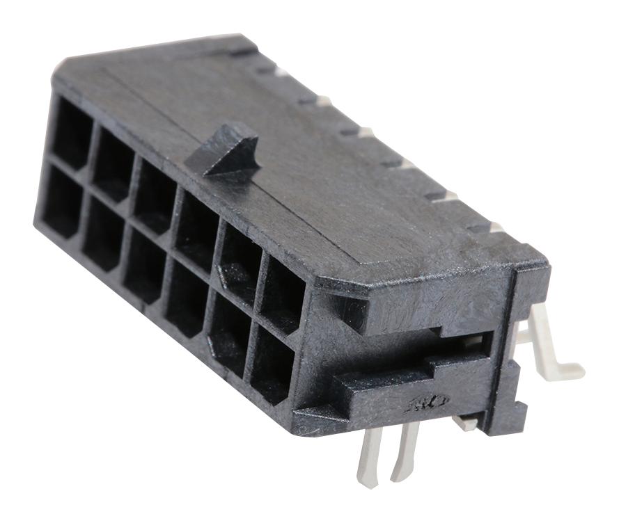 Molex 43045-1206 Wtb Connector, Header, 12Pos, 2Row, 3mm