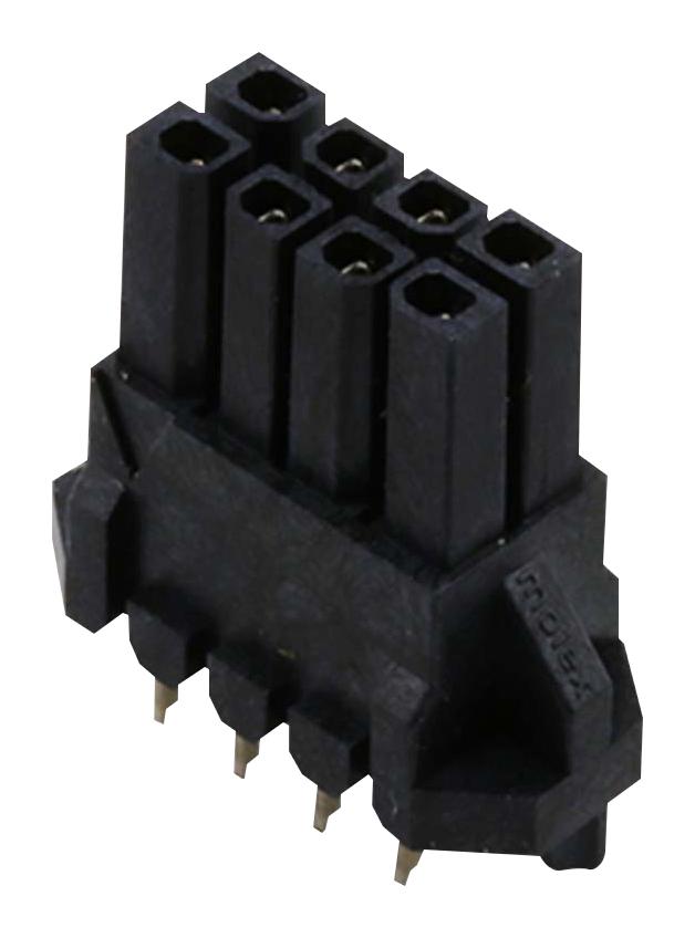 Molex 44769-0801 Connector, Rcpt, 8Pos, 2Row, 3mm