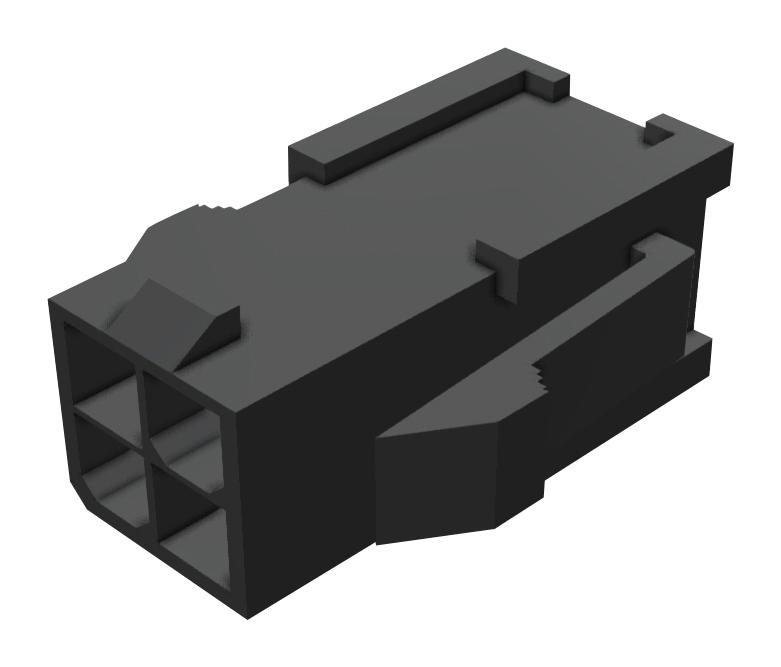 Molex 46999-0294 Plug Housing, 4Pos, Nylon 6.6, Black