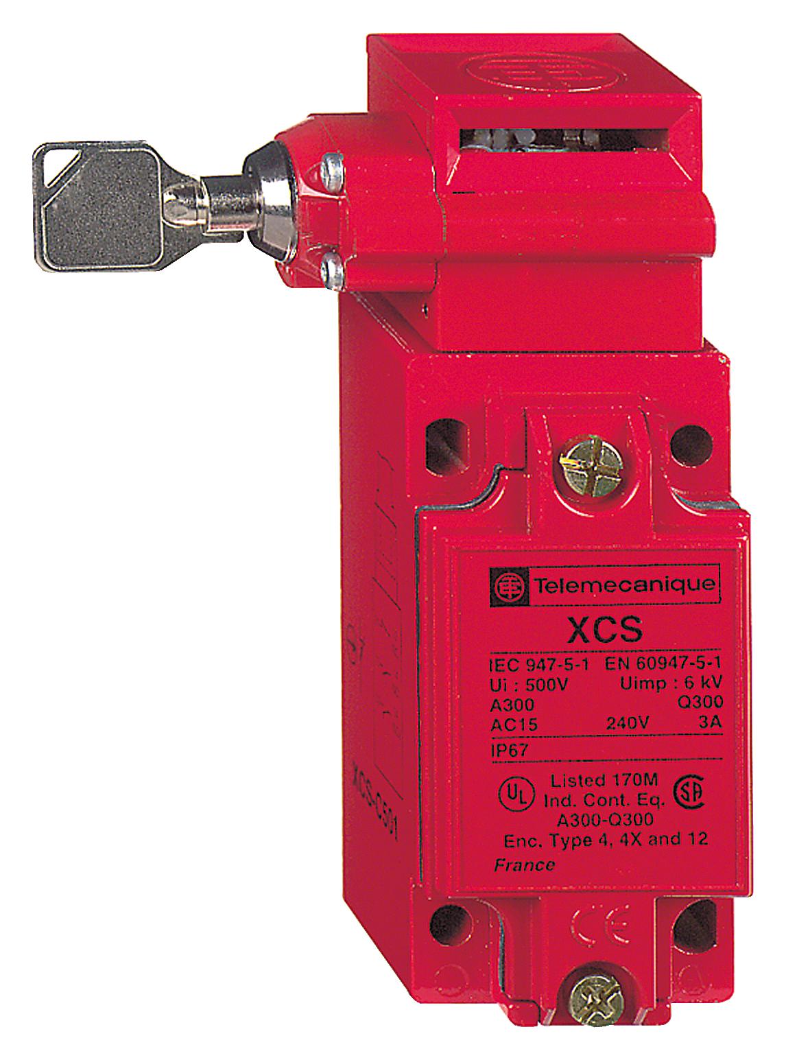 Schneider Electric Xcsc512 Safety Switch, Dpst-No/spst-Nc, 6A, 120V