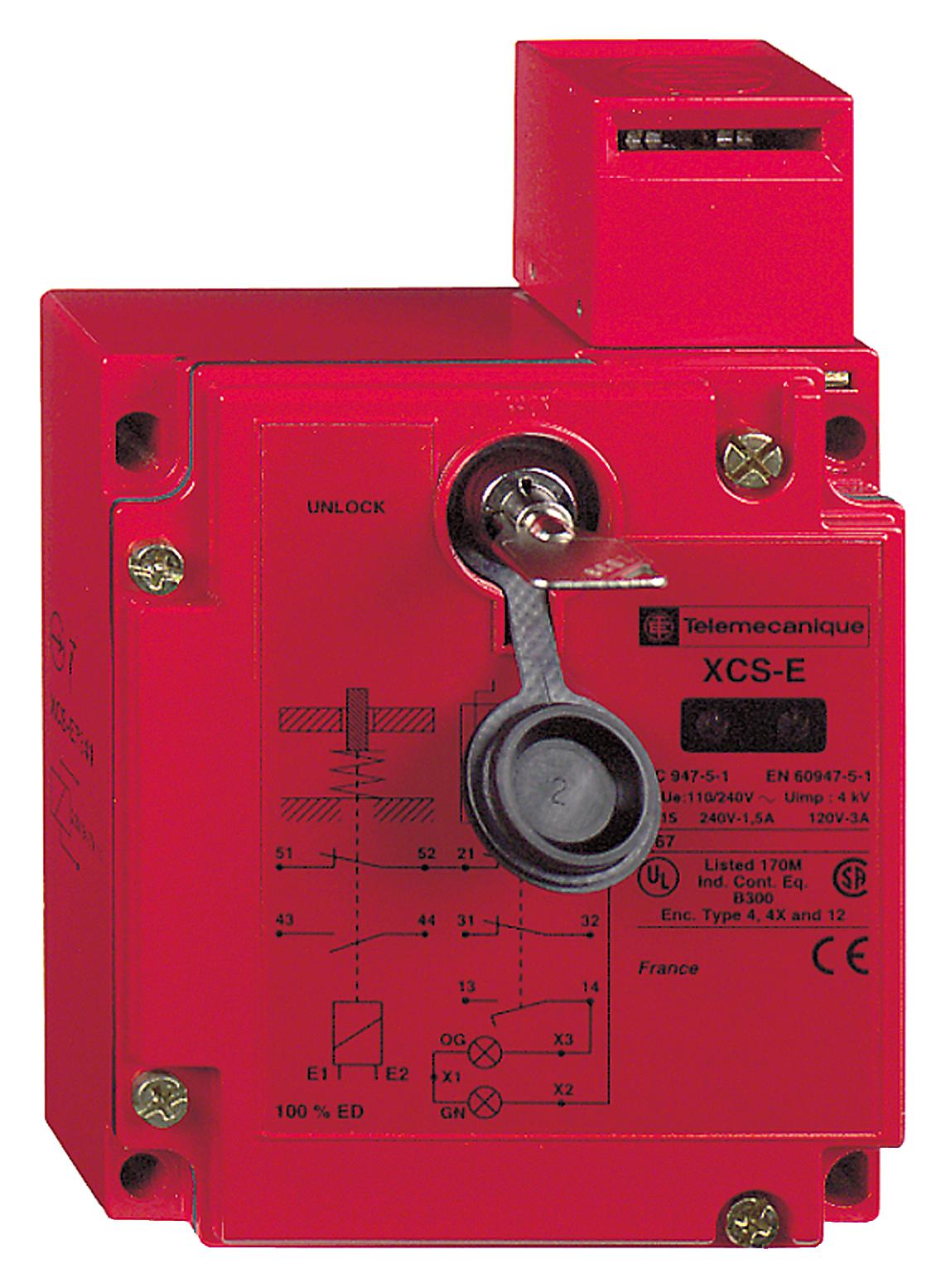 Schneider Electric Xcse83127 Safety Switch, 3Pst-Nc, 3A, 120V, Screw