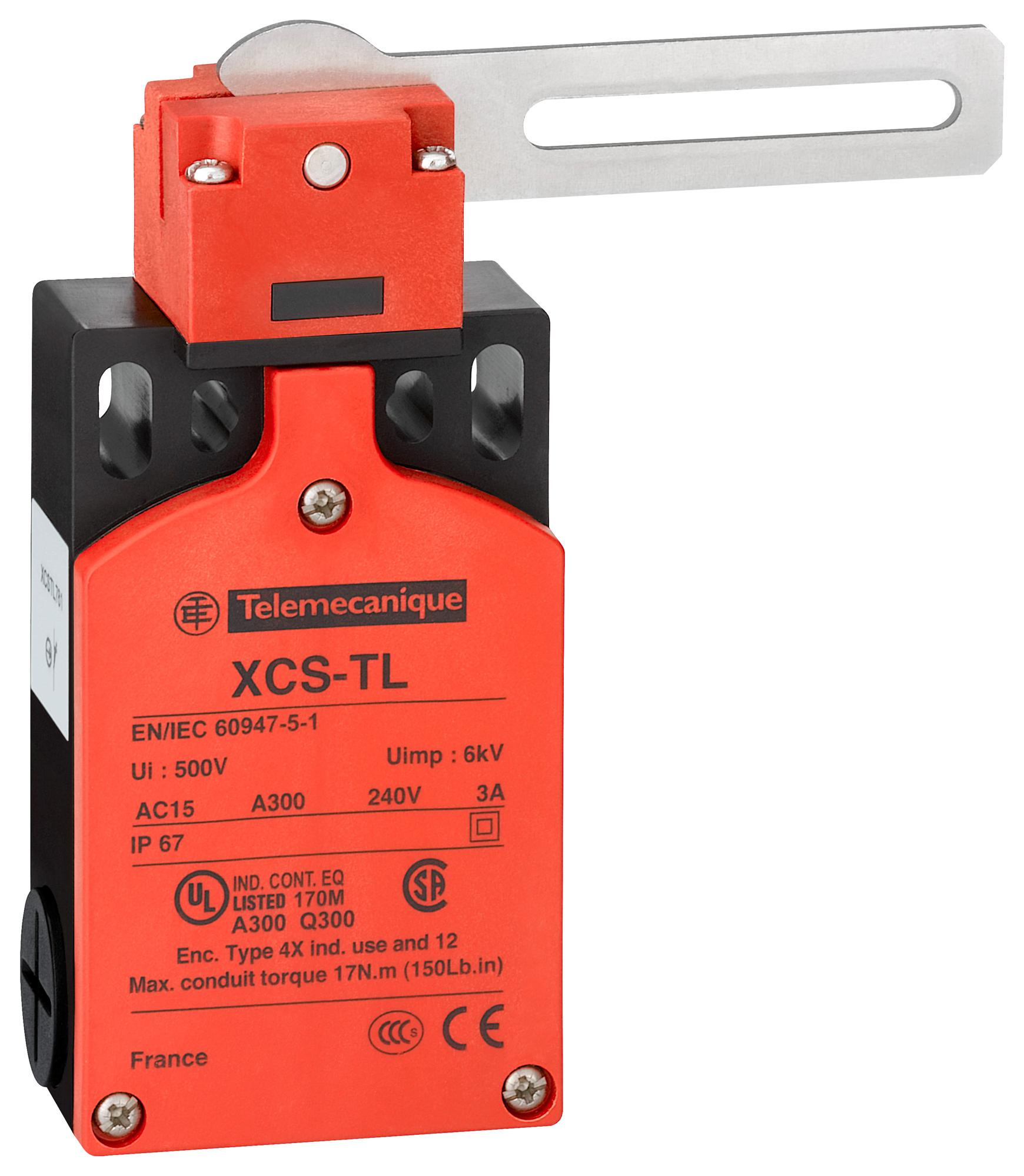 Schneider Electric Xcstl861 Safety Switch, 3Pst-Nc, 6A, 120V