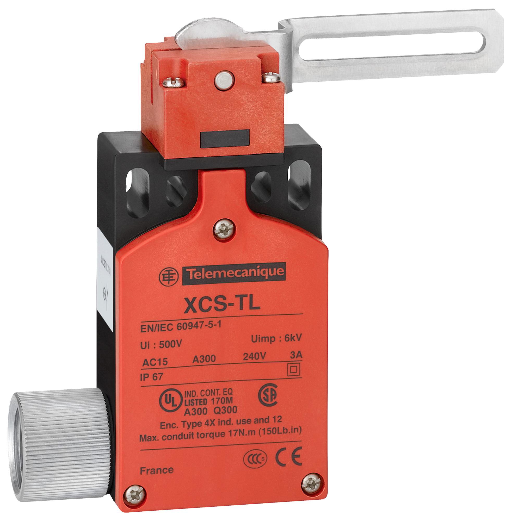 Schneider Electric Xcstl773 Safety Switch, Dpst-Nc/spst-No, 6A, 120V