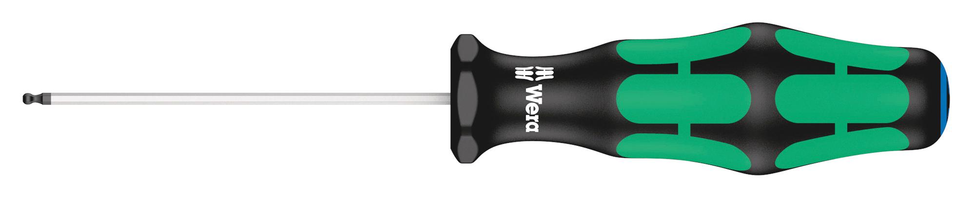 Wera 22795 Screwdriver, Hexagon, Ball, 1.5X60mm