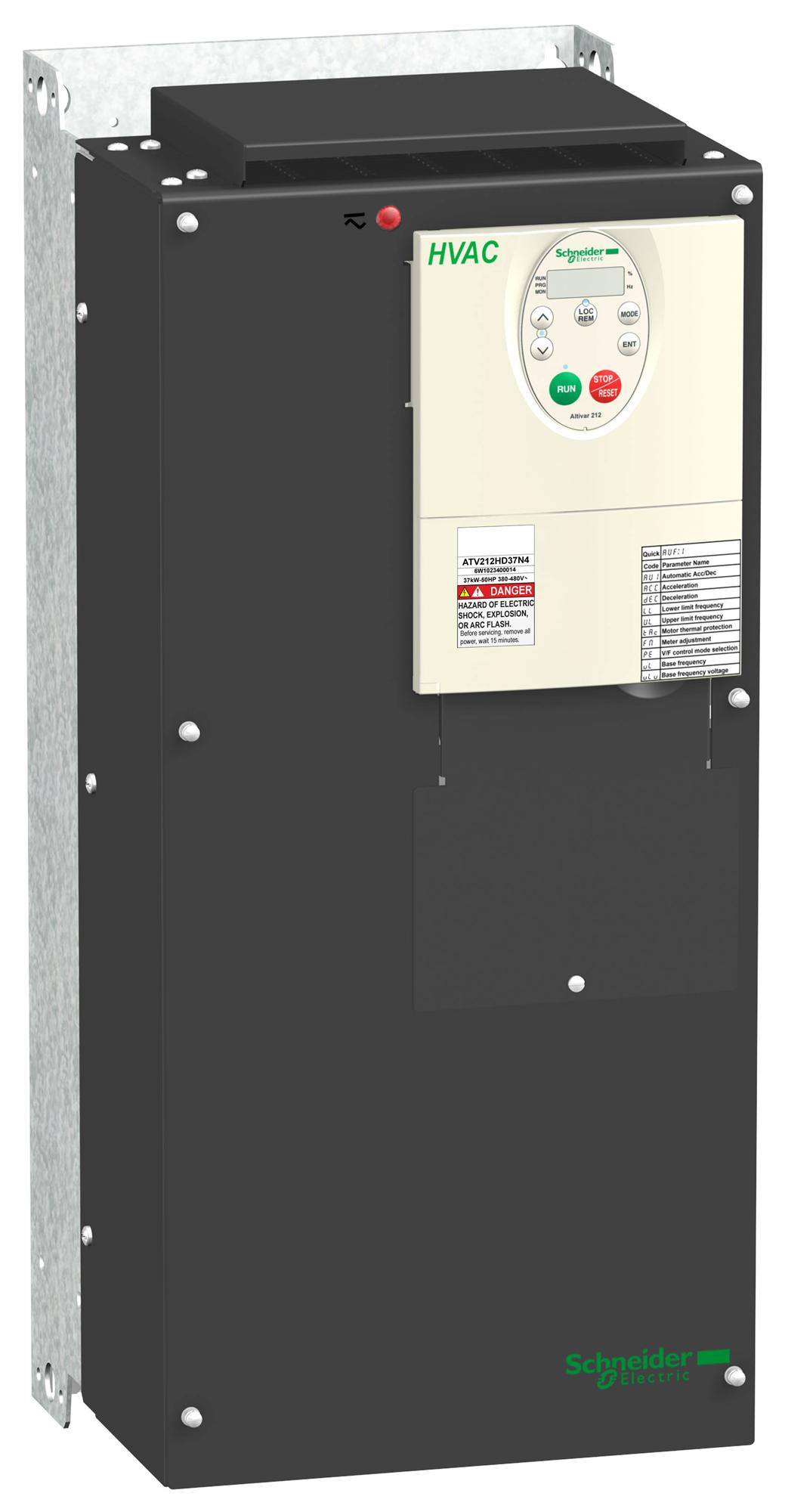 Schneider Electric Atv212Hd45N4 Motor Controller, 3-Ph, , 45Kw