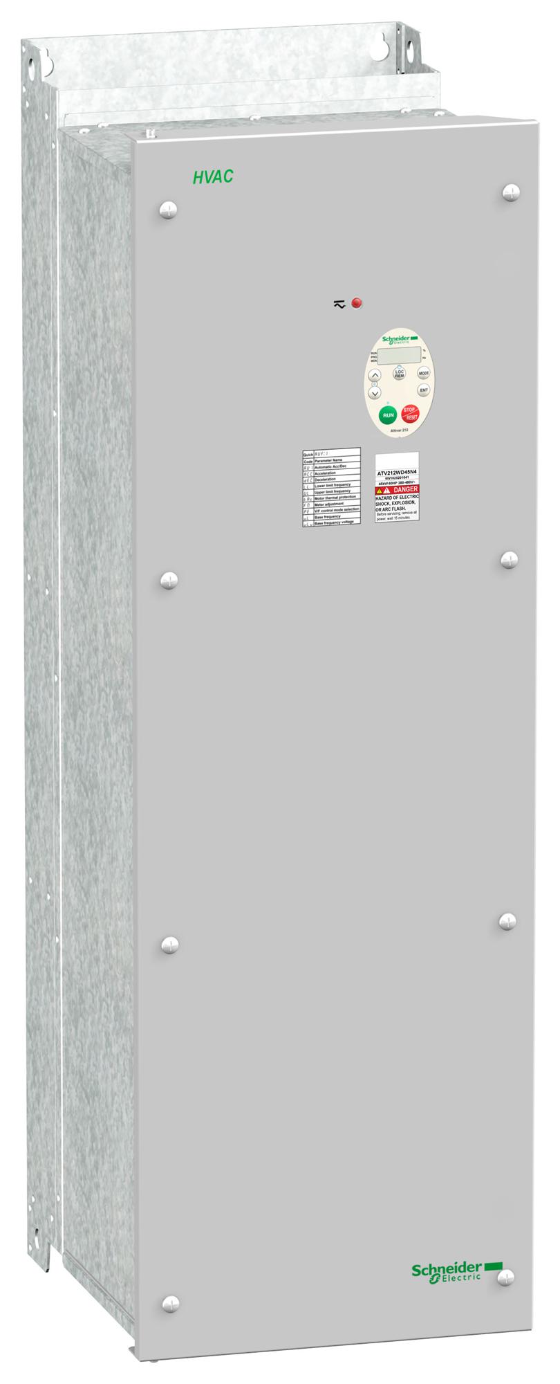 Schneider Electric Atv212Wd37N4 Var Speed Drive , 3-Ph, 37Kw, 480Vac