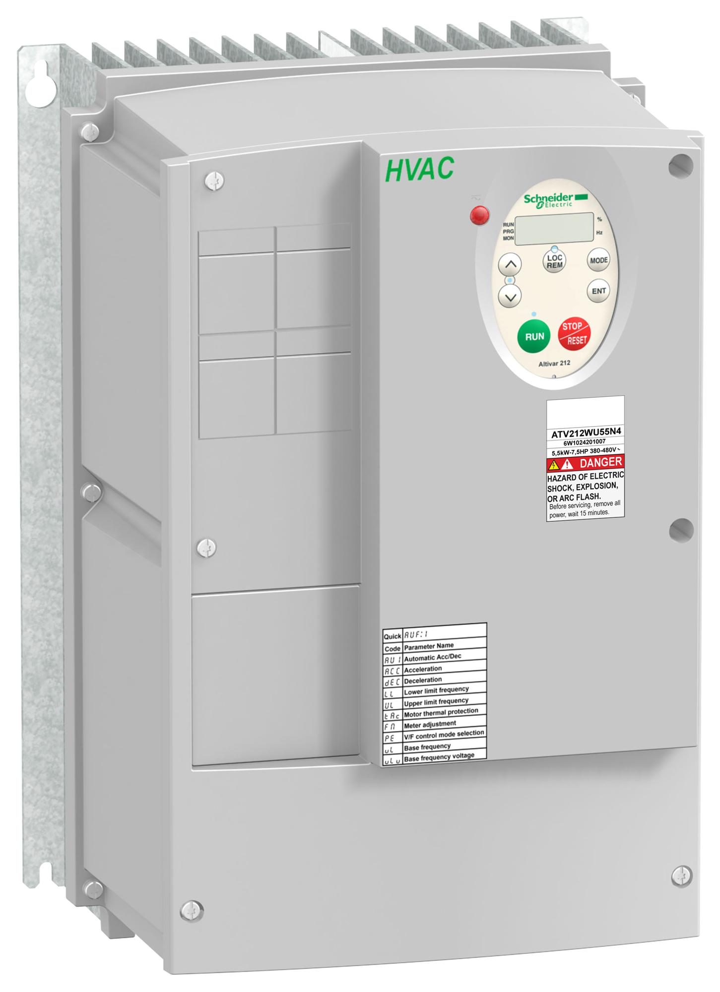 Schneider Electric Atv212Wu40N4 Motor Controller, 3-Ph, , 4Kw