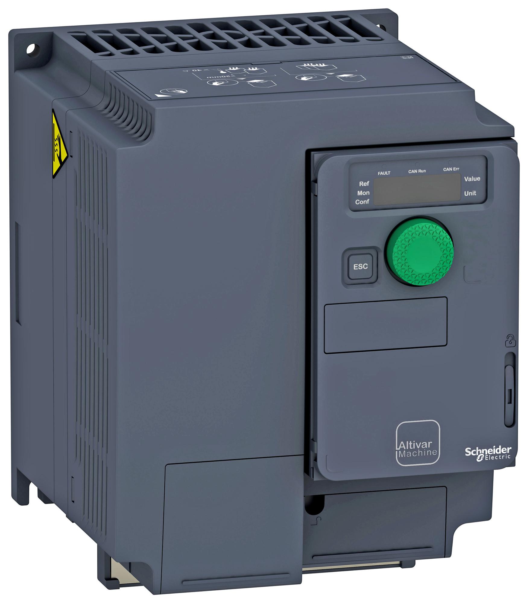 Schneider Electric Atv320U40S6C Var Speed Drive , 3-Ph, 4Kw, 600Vac