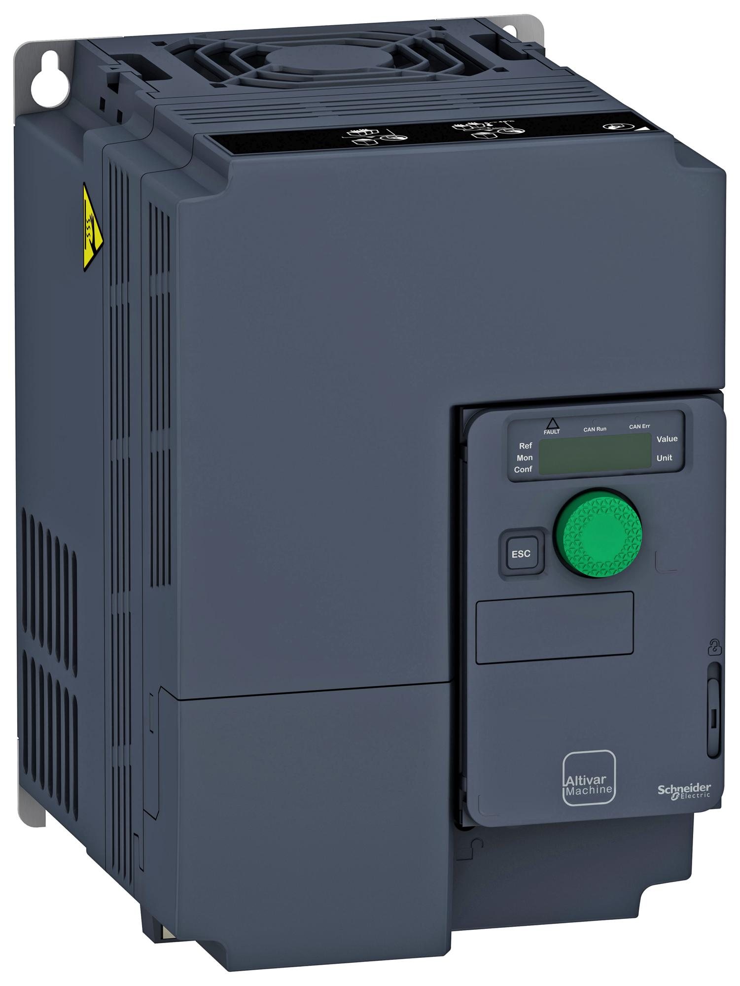 Schneider Electric Atv320U55S6C Var Speed Drive , 3-Ph, 5.5Kw, 600Vac