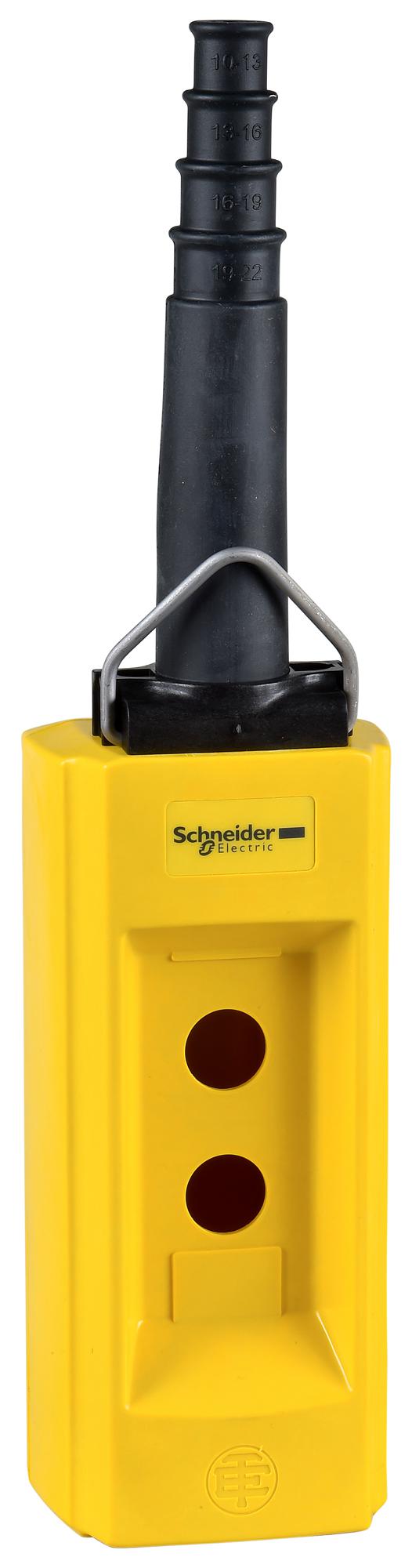 Schneider Electric Xacb021 Pendant Control Station, Pet, Yellow